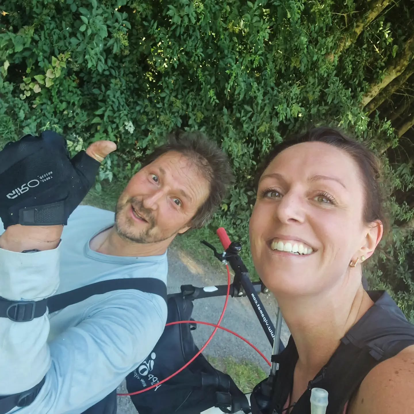 Sortie à deux dans les bois de Sberchamps avec Etienne et Aurélie
